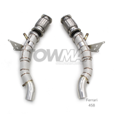 Ferrari 458 Special Full Exhaust System Valved Titanium Stainless Steel