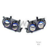 Ferrari 812 Superfast GTS Titanium Exhaust Tips