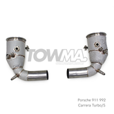 Porsche 911 992 Turbo S Downpipe Catless High-Flow