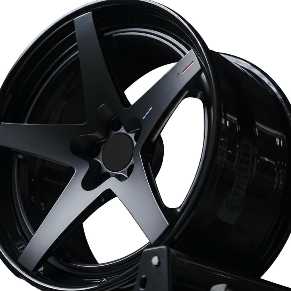 17 - 18 Inch Gesmede Velgen 20mm Concave – Mat Zwart Deep Dish - Unique Domestic Automotive