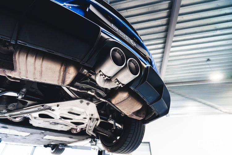 DCE Parts - Porsche 981 Cayman & Boxster 2.7/3.4/3.8 GT4 / Spyder X-Pipe Titanium Style