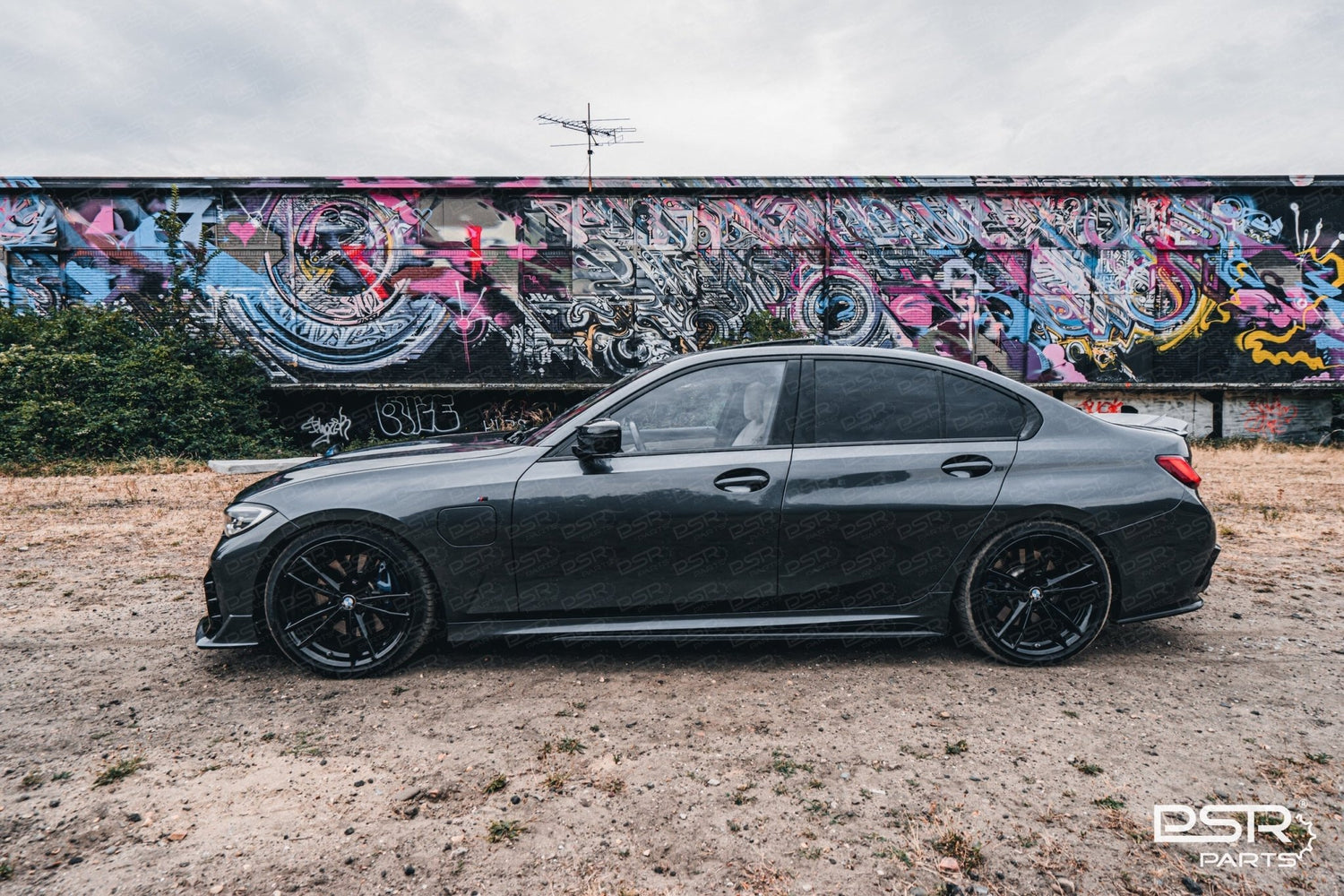 DCE Parts - 5 Piece GTS M - Sport Front Splitter - BMW 3 SERIES G20/G21 Pre - LCI - Gloss Black - Unique Domestic Automotive