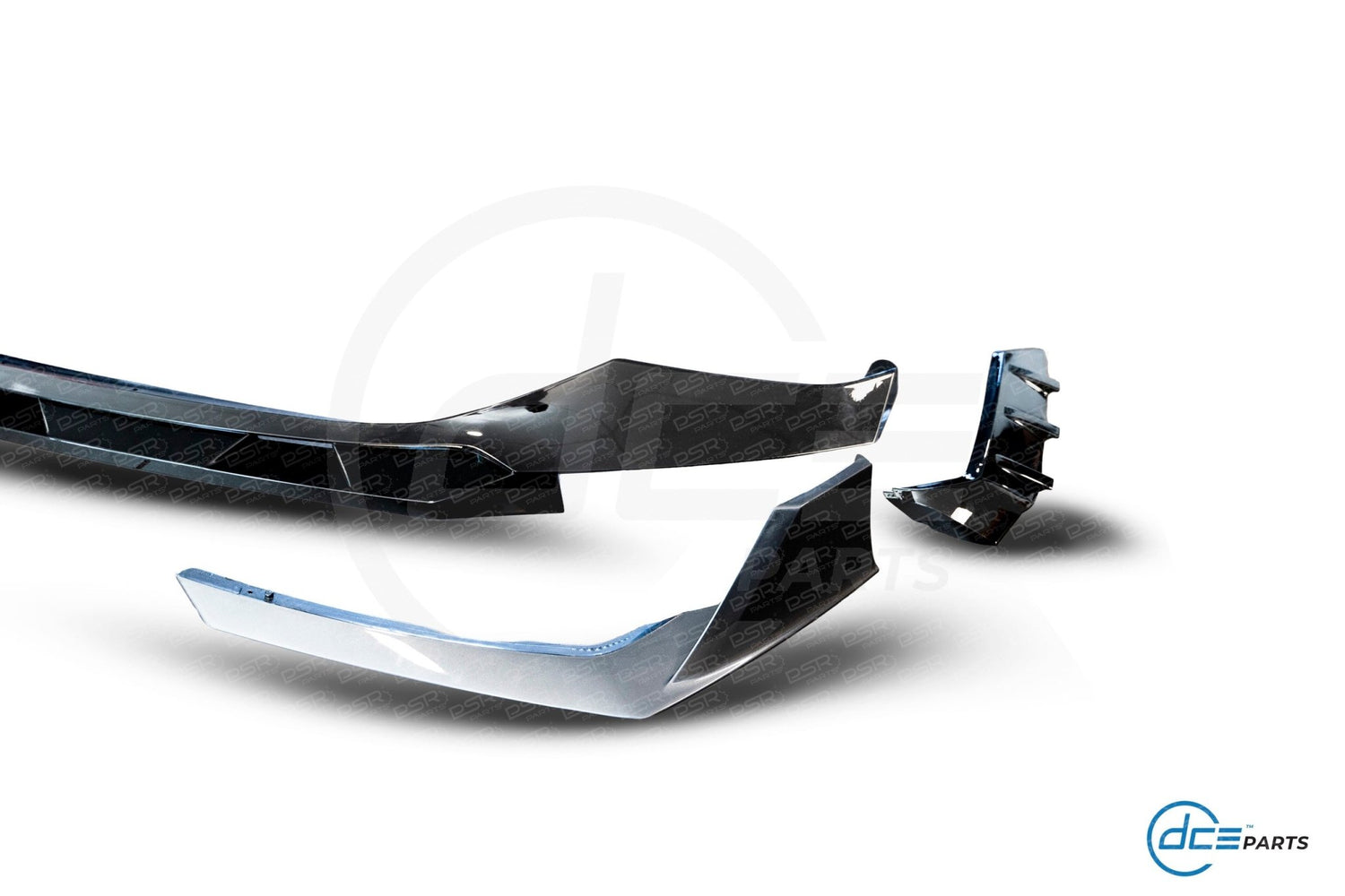 DCE Parts - 5 Piece GTS M - Sport Front Splitter - BMW 3 SERIES G20/G21 Pre - LCI - Gloss Black - Unique Domestic Automotive