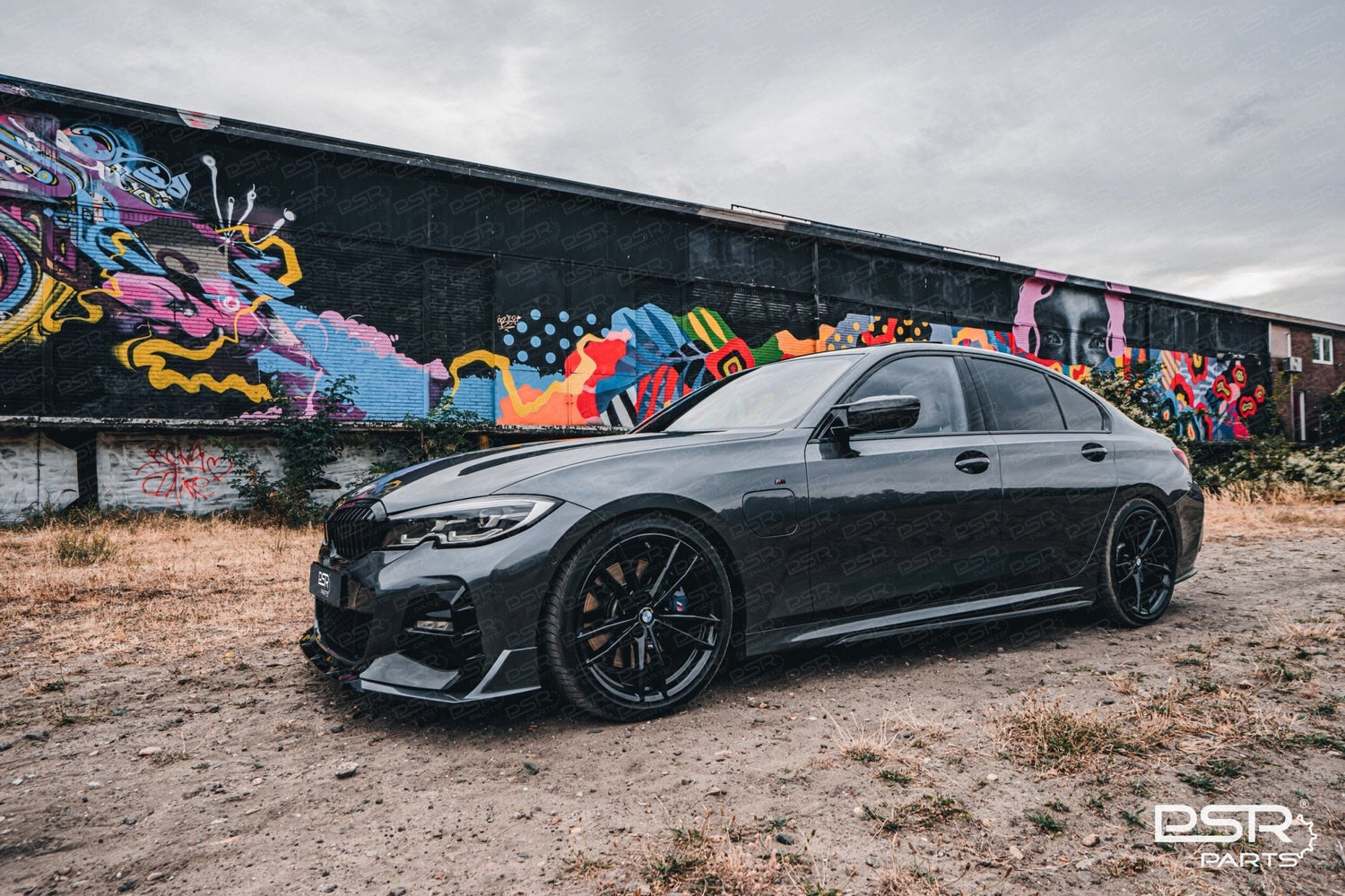 DCE Parts - 5 Piece GTS M - Sport Front Splitter - BMW 3 SERIES G20/G21 Pre - LCI - Gloss Black - Unique Domestic Automotive