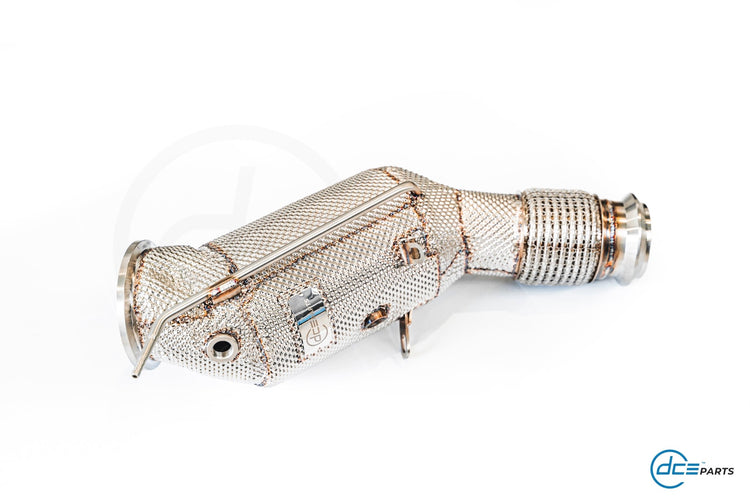 DCE Parts - B48 Downpipe - F & G Chassis - BMW 120I, 125I, 220I, 230I, 320I, 330E, 330I, 420I, 430I, 520I, 530I, 530E, 630I, 730I, 740E, X3 X4 20I 30I & XDRIVE, Supra A90 B48 - (OPF & V - Band Flange Type) - Unique Domestic Automotive