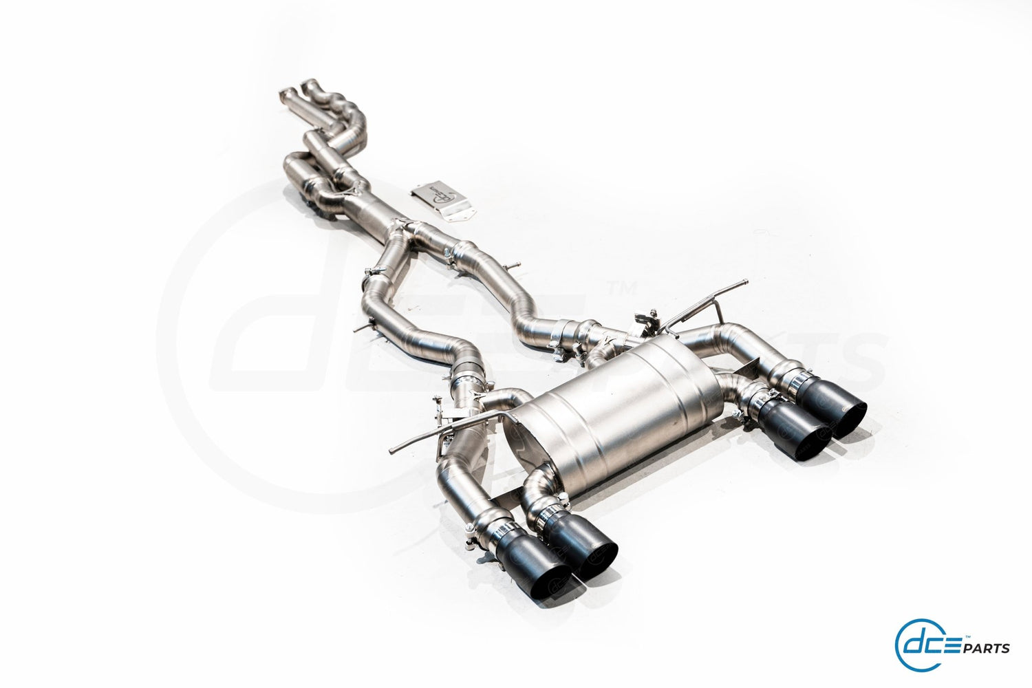 DCE Parts BMW F87 M2 Competition S55 Hybrid Catback Uitlaatsysteem met Kleppen - Unique Domestic Automotive