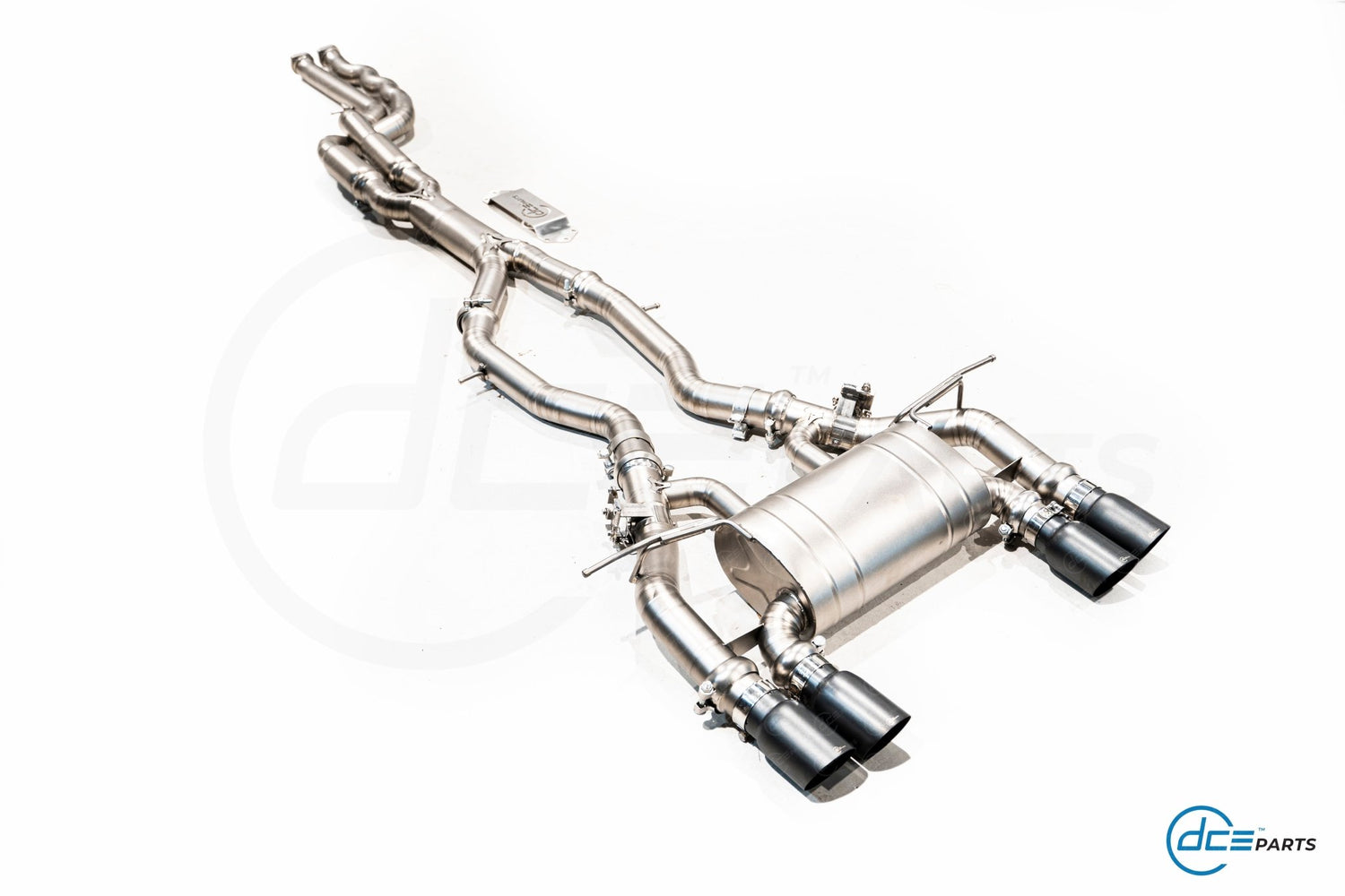 DCE Parts BMW F87 M2 Competition S55 Hybrid Catback Uitlaatsysteem met Kleppen - Unique Domestic Automotive