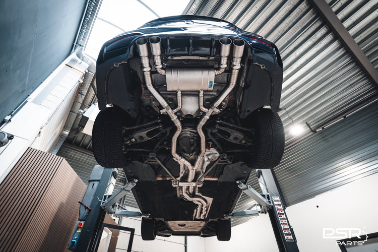 DCE Parts BMW F87 M2 Competition S55 Hybrid Catback Uitlaatsysteem met Kleppen - Unique Domestic Automotive