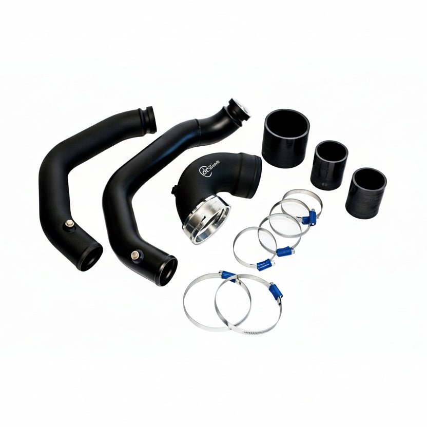 DCE Parts - BMW S55 Charge Pipe + Boost Pipe Kit - BMW M2 F87 / M3 F80 / M4 F82 F83 - Unique Domestic Automotive