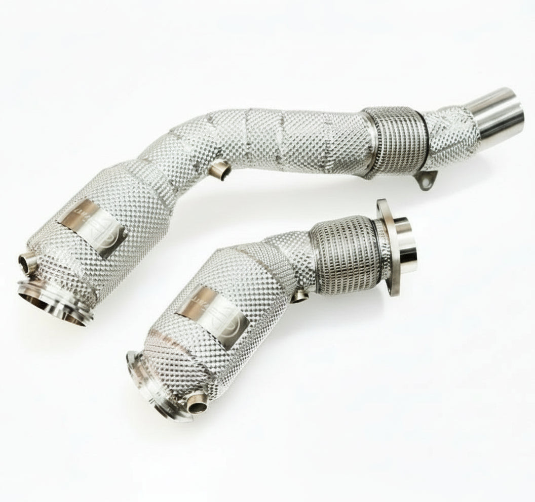 DCE Parts - BMW S55B30 / S55 M3 F80 / M4 F82 F83 / M2 F87 - Catless / Catlook / High Flow Cat Downpipe - Unique Domestic Automotive