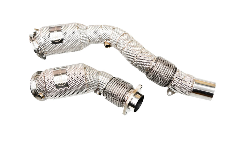 DCE Parts - BMW S55B30 / S55 M3 F80 / M4 F82 F83 / M2 F87 - Catless / Catlook / High Flow Cat Downpipe - Unique Domestic Automotive