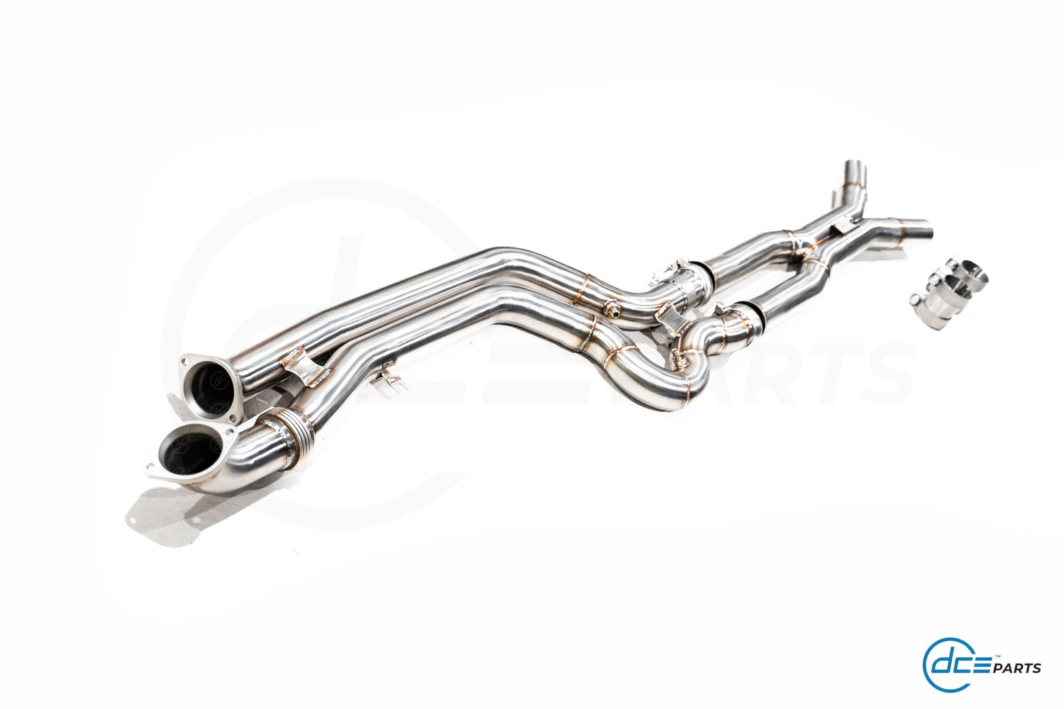 DCE Parts BMW S58 G80/G81 M3 G82/G83 M4 High Flow Equal Length X - Pipe Midpipe - Unique Domestic Automotive