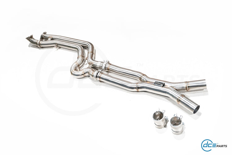 DCE Parts BMW S58 G80/G81 M3 G82/G83 M4 High Flow Equal Length X - Pipe Midpipe - Unique Domestic Automotive