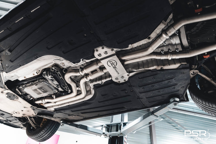 DCE Parts BMW S58 G80/G81 M3 G82/G83 M4 High Flow Equal Length X - Pipe Midpipe - Unique Domestic Automotive