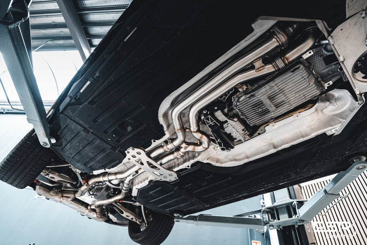 DCE Parts BMW S58 G80/G81 M3 G82/G83 M4 High Flow Equal Length X - Pipe Midpipe - Unique Domestic Automotive