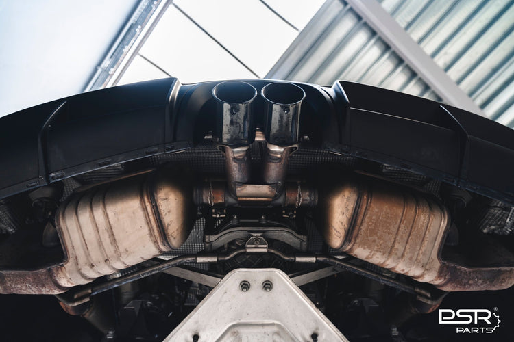 DCE Parts - Porsche 981 Cayman & Boxster 2.7/3.4/3.8 GT4 / Spyder X - Pipe Titanium Style - Unique Domestic Automotive