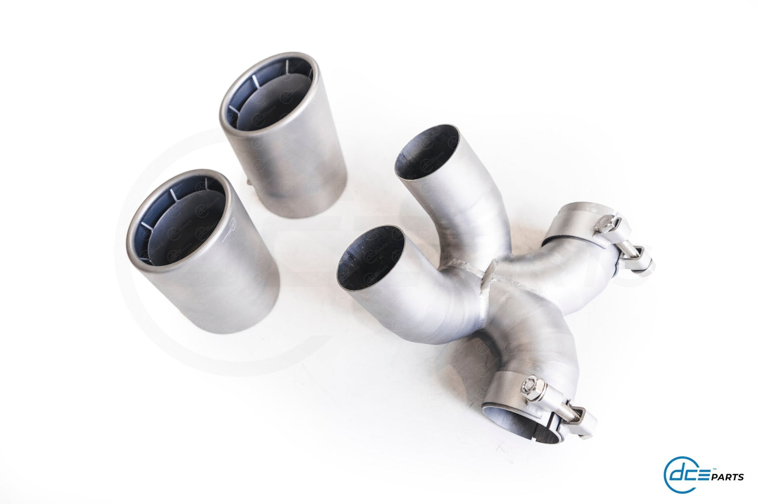 DCE Parts - Porsche 981 Cayman & Boxster 2.7/3.4/3.8 GT4 / Spyder X - Pipe Titanium Style - Unique Domestic Automotive