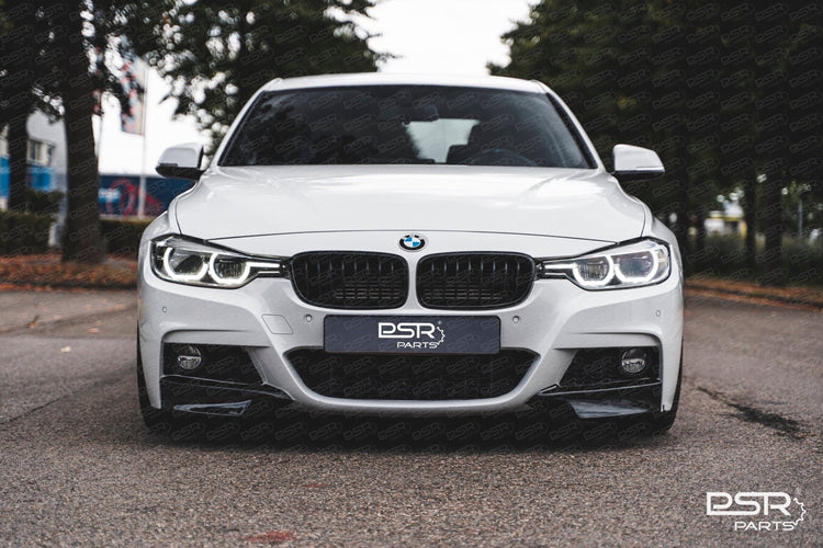 DCE Parts - Splitter Flaps for M - Sport Front Bumper BMW F30 F31 - Gloss Black - Unique Domestic Automotive