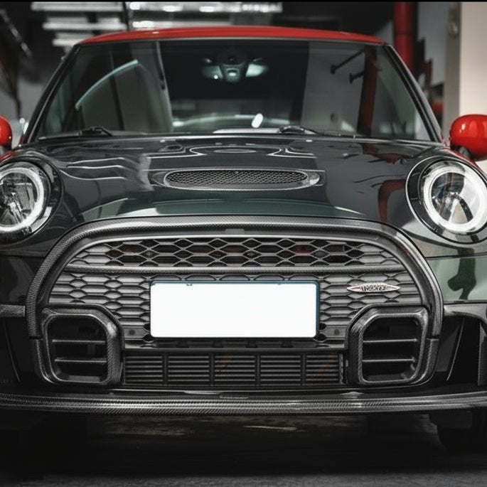 MINI F55/F56 JCW Cooper S Aerodynamic Kit Carbon Fiber - YISO AG Cover 2015 - 2022 - Unique Domestic Automotive