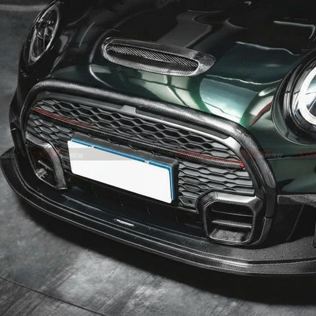 MINI F55/F56 JCW Cooper S Aerodynamic Kit Carbon Fiber - YISO AG Cover 2015 - 2022 - Unique Domestic Automotive