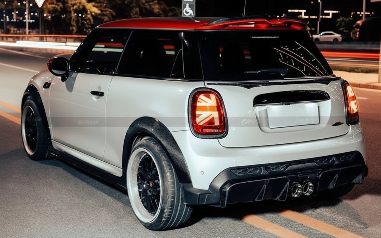 MINI F55/F56 JCW Rear Lip Carbon Fiber YISO Design 2022 - Unique Domestic Automotive