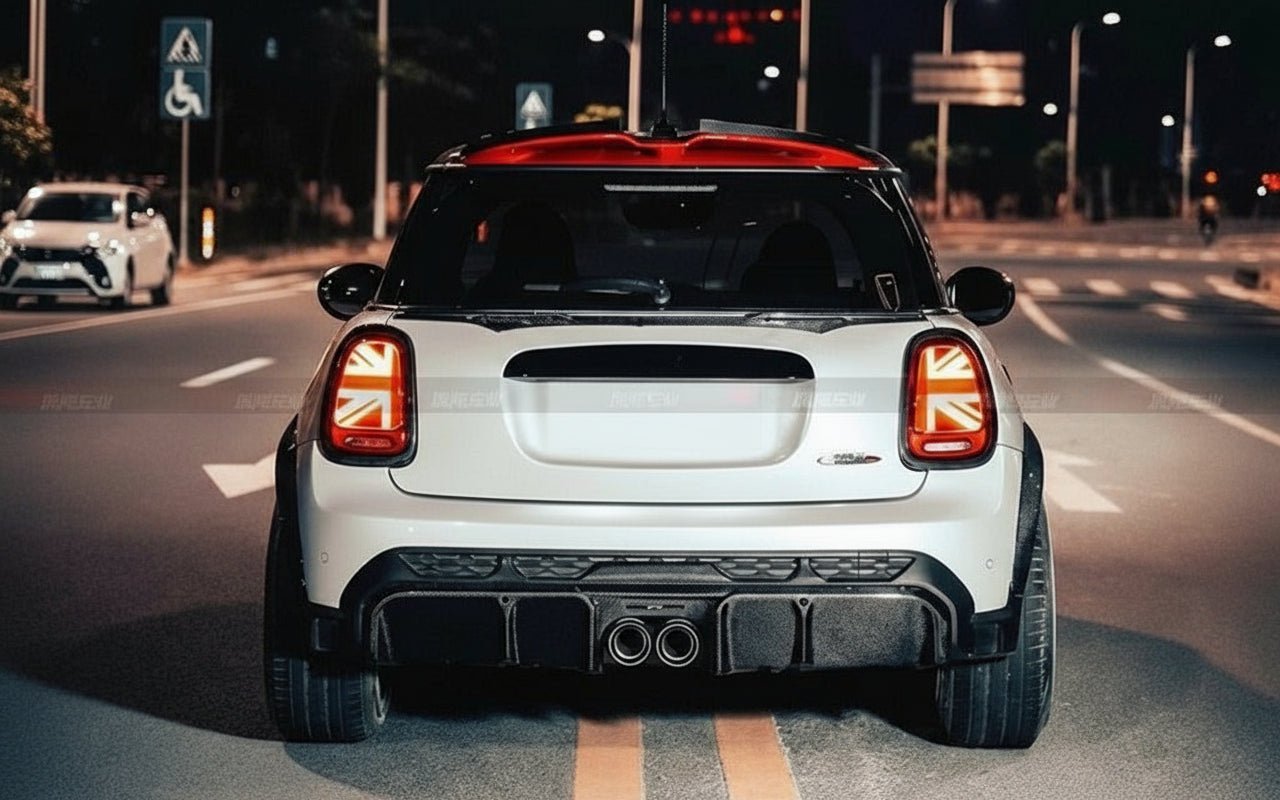 MINI F55/F56 JCW Rear Lip Carbon Fiber YISO Design 2022 - Unique Domestic Automotive